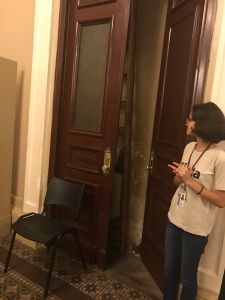 Fake door in biblioteca nacional of Brazil
